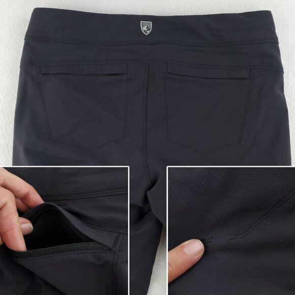 Kuhl Transcendr Skinny Pants Hiking Ankle Zip Stretch 6321 Women 4 Regular 29x28 - Picture 4 of 11